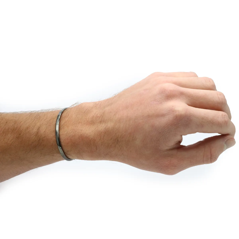 Pro Energetic | Vitality Bangle hematite, Anwendung Mann