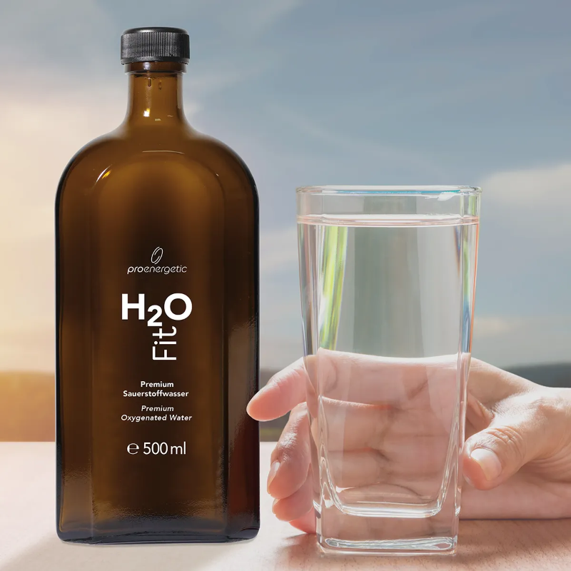 Pro Energetic | H2O Fit Premium-Sauerstoffwasser, 500ml, Anwendung