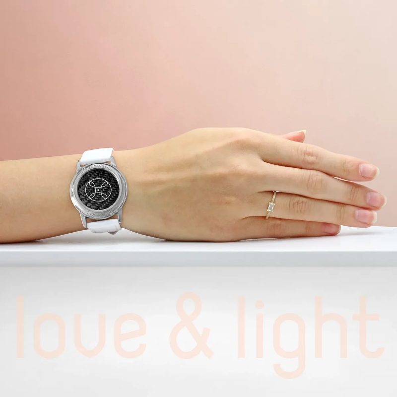 Pro Energetic | Love & Light Case + Band (vegan leather) white, Anwendung