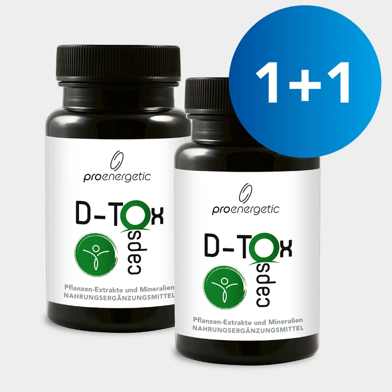 Pro Energetic | D-Tox Caps, 1+1 Aktion